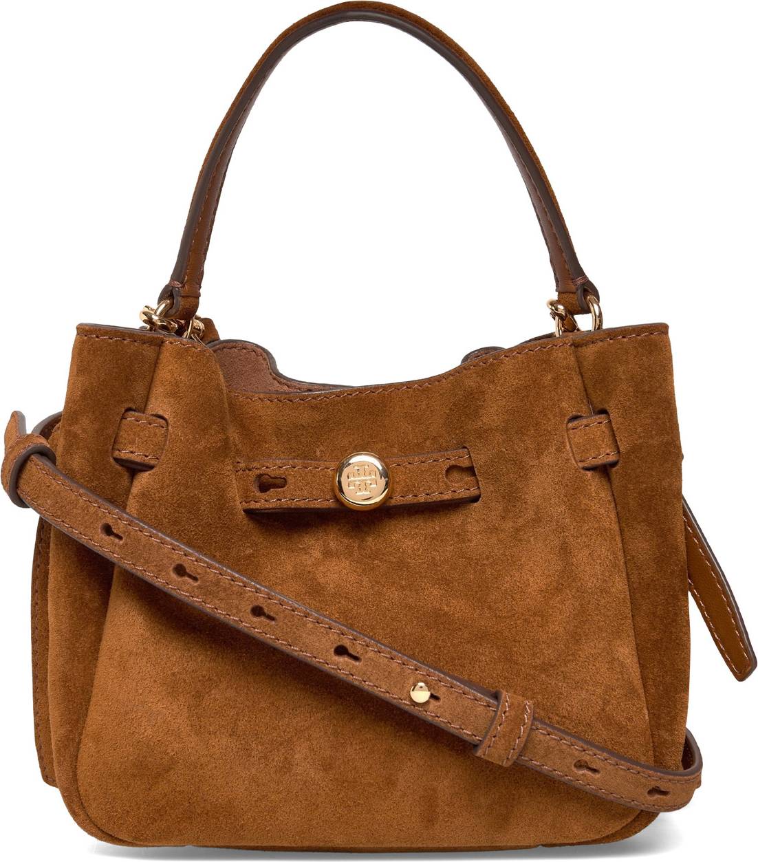 Tory Burch Mini Romy Suede Bucket Bag