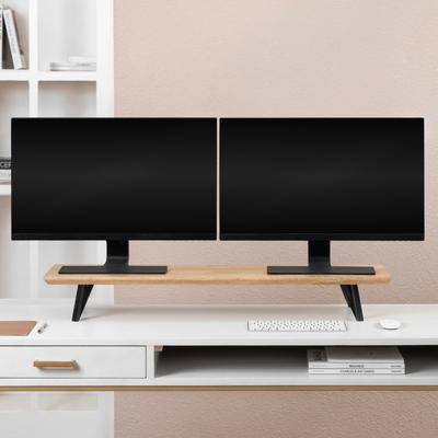 Jani Wood Monitor Stand Riser Desk