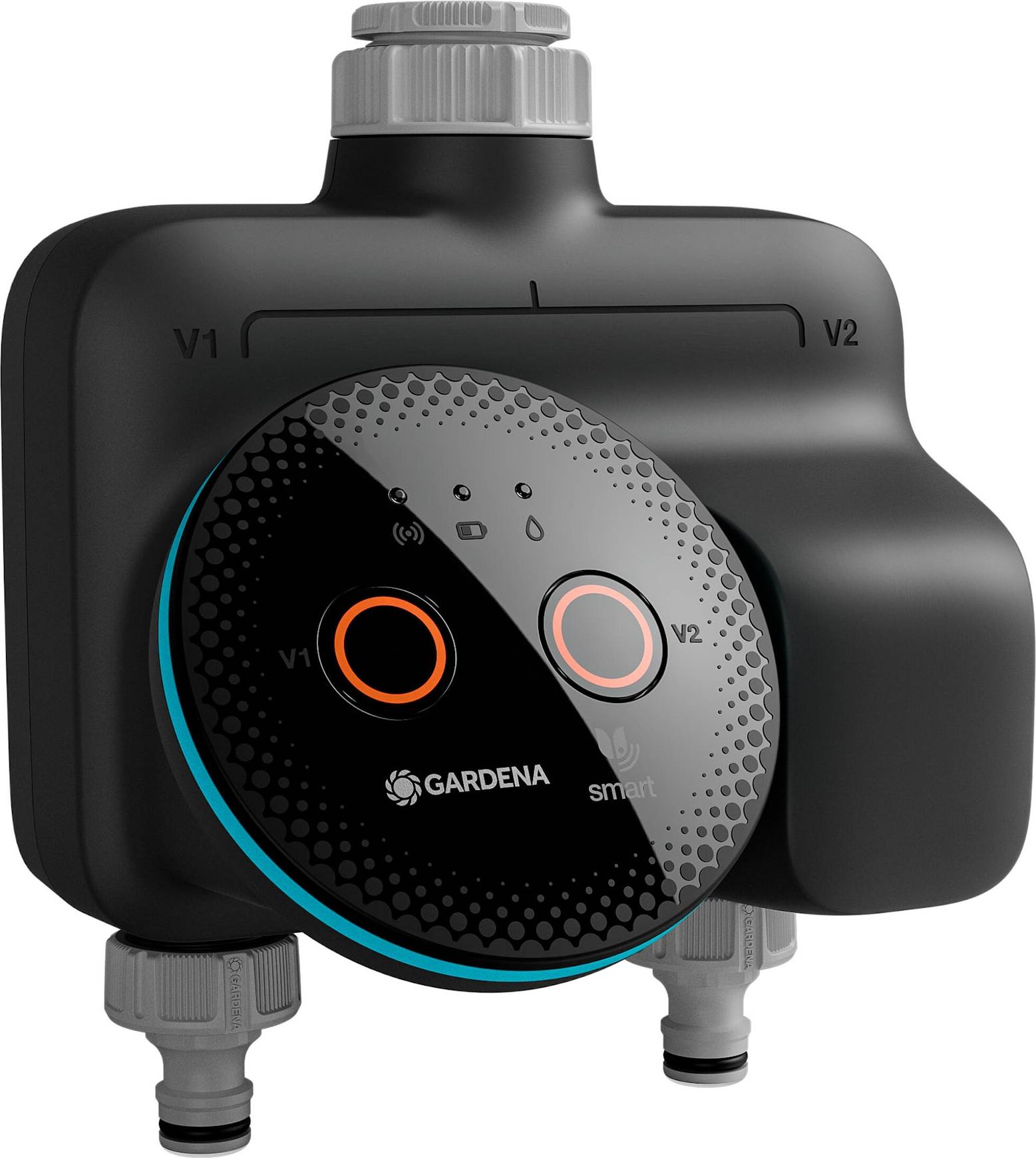 Smart Dual Controlador de Riego Negro