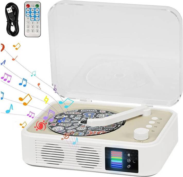 Kepptory Portable Rechargeable LED CD Player
