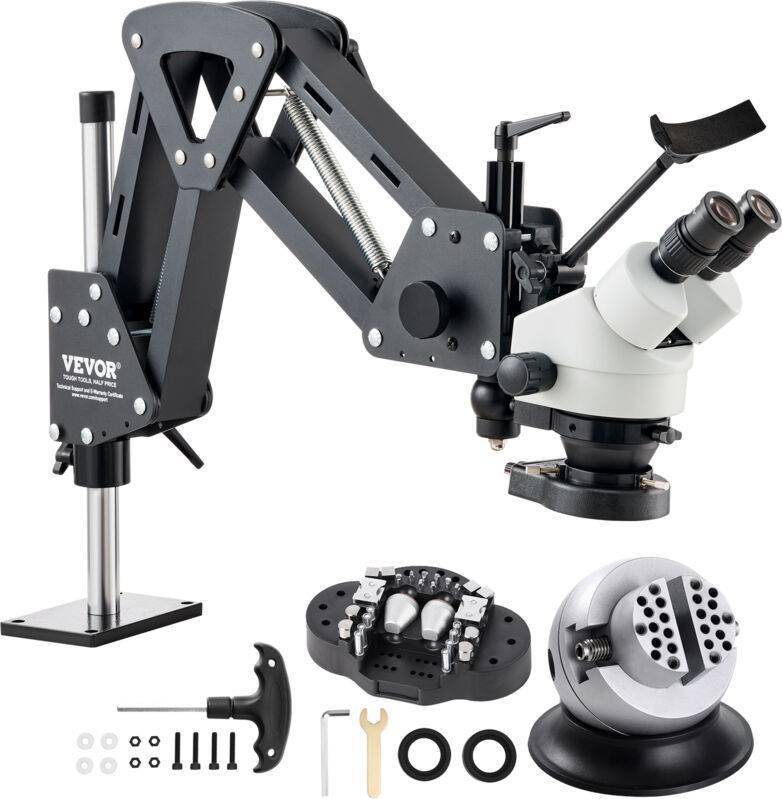 VEVOR Multi-Directional Microscope Spring Bracket 7x-45x