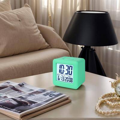 Light alarm clock Unique Bargains Digital Alarm Clock LED Colorful Light