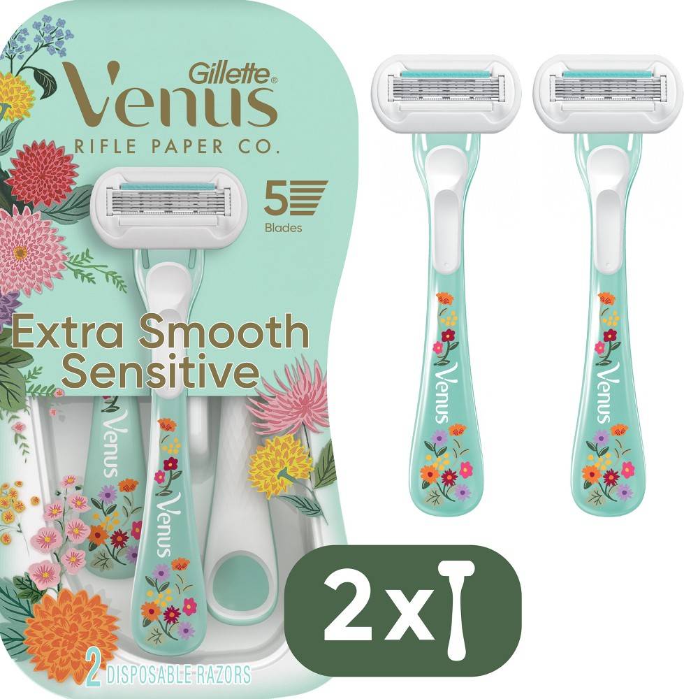 Venus blades Venus Extra Smooth Sensitive 5-Blade Razors 2ct
