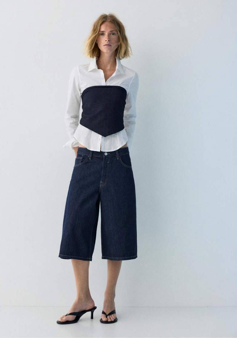 Low-Rise Jorts - Navy