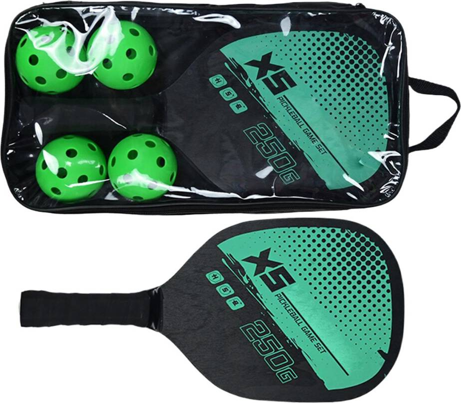 Comfort Grip Paddle Set with 2 Rackets