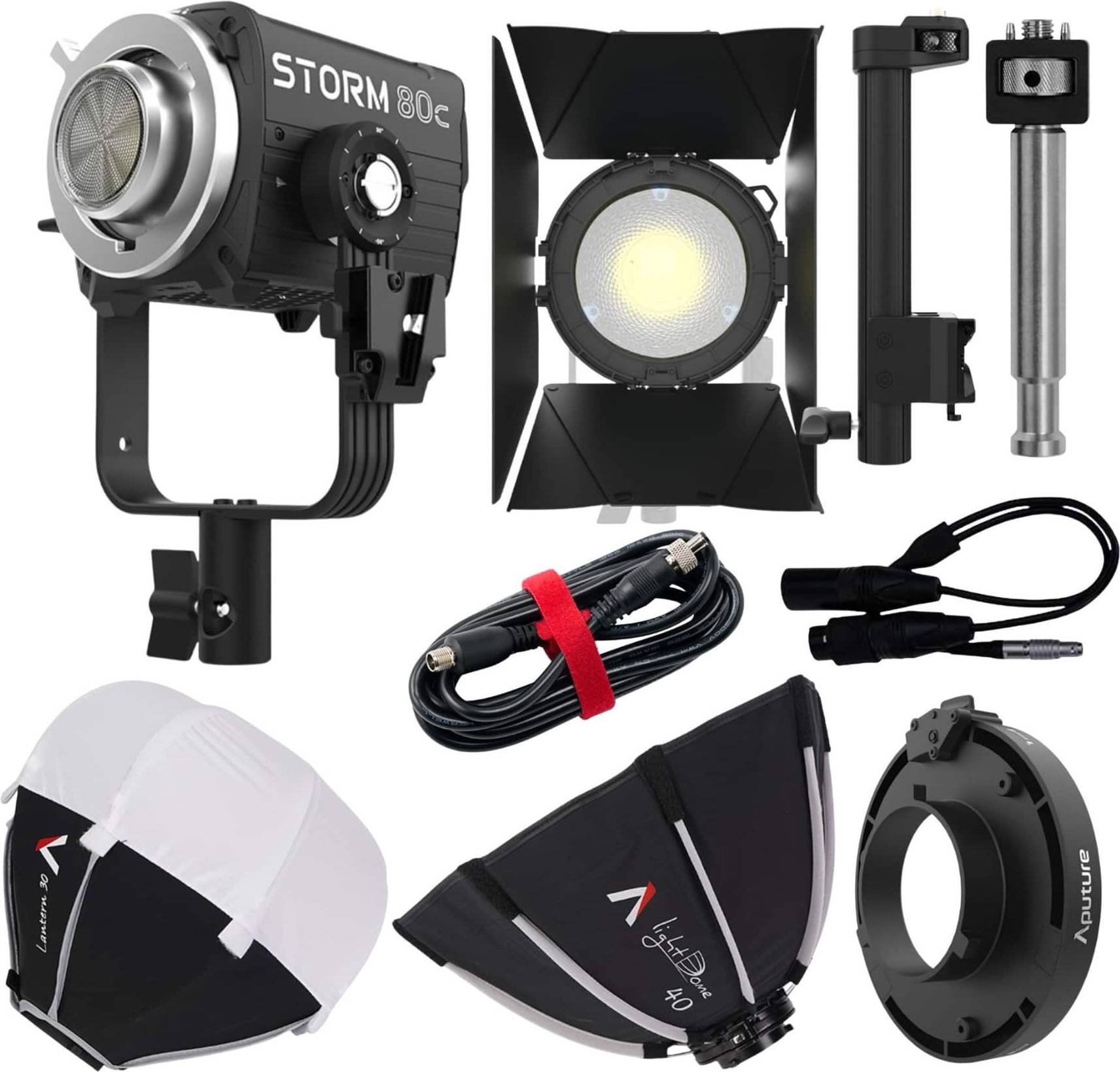 Aputure Storm 80c Continuous Light Fixture Bundle