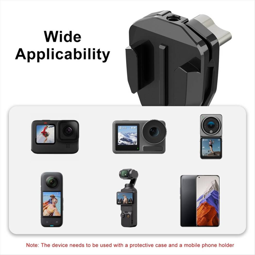 Typecat Windshield Bracket Clip Sports Camera