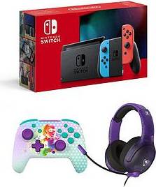 Nintendo switch controller wireless Nintendo Switch Console + Rematch Wireless Controller + Headset Bundle