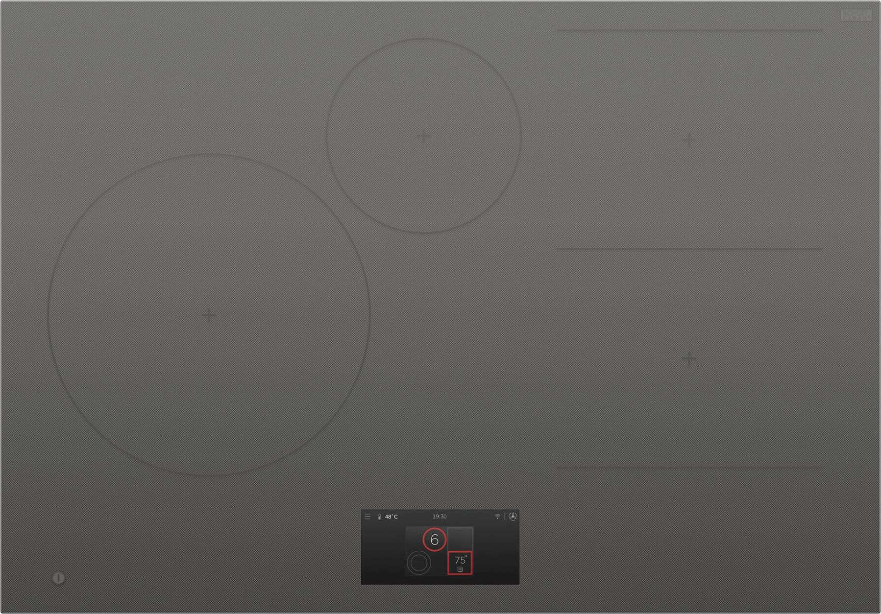 Electric induction cooktop Fisher & Paykel 30 Inch Primary Modular Induction Electric Cooktop