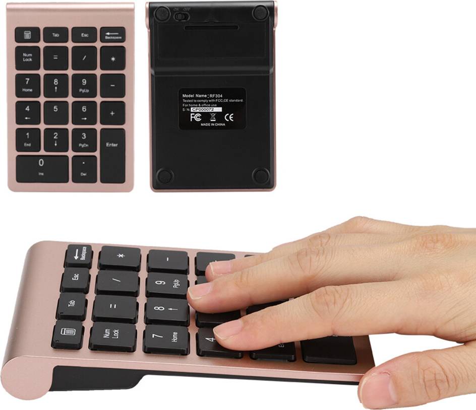 RF304 22-Key Numeric Keypad USB 2.4G Wireless