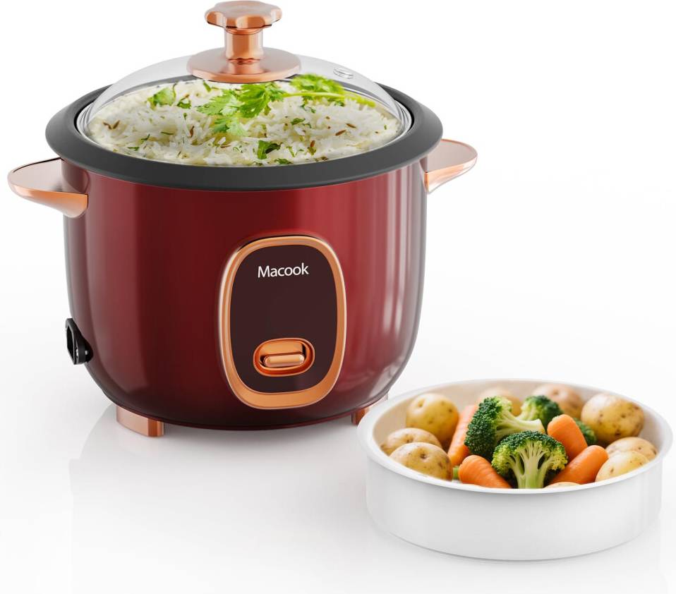Macook Rice Cooker Steamer 5 Cups