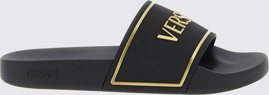 Versace Gummislippers - Sort