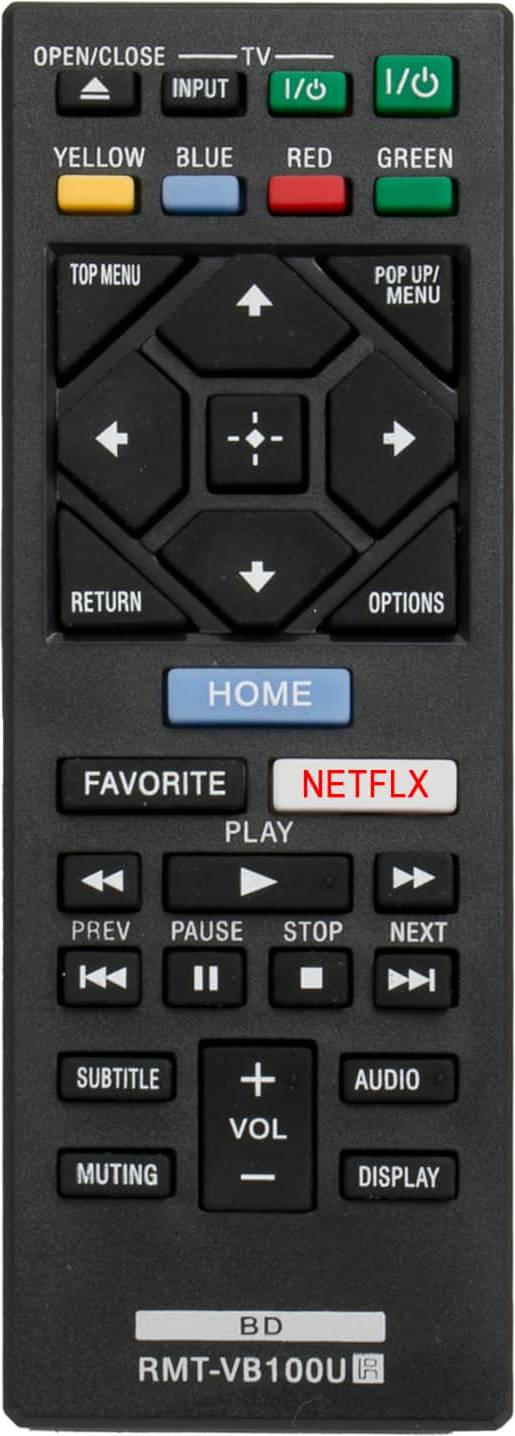 ZdalaMit RMT-VB100U Blu-Ray Player Remote