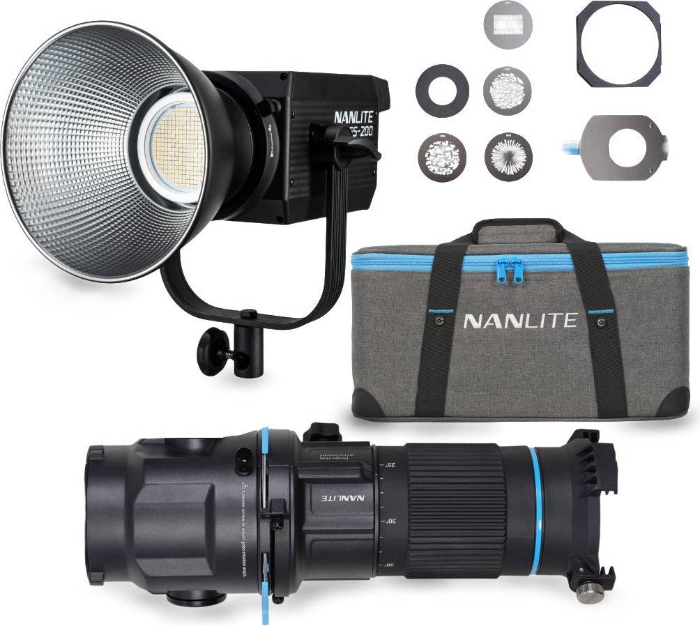 Nanlite FS-200 Daylight LED Monolight Bundle