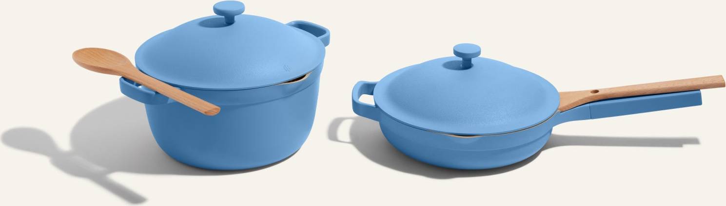 Our Place Duo Forget-Me-Not Blue Cookware Set