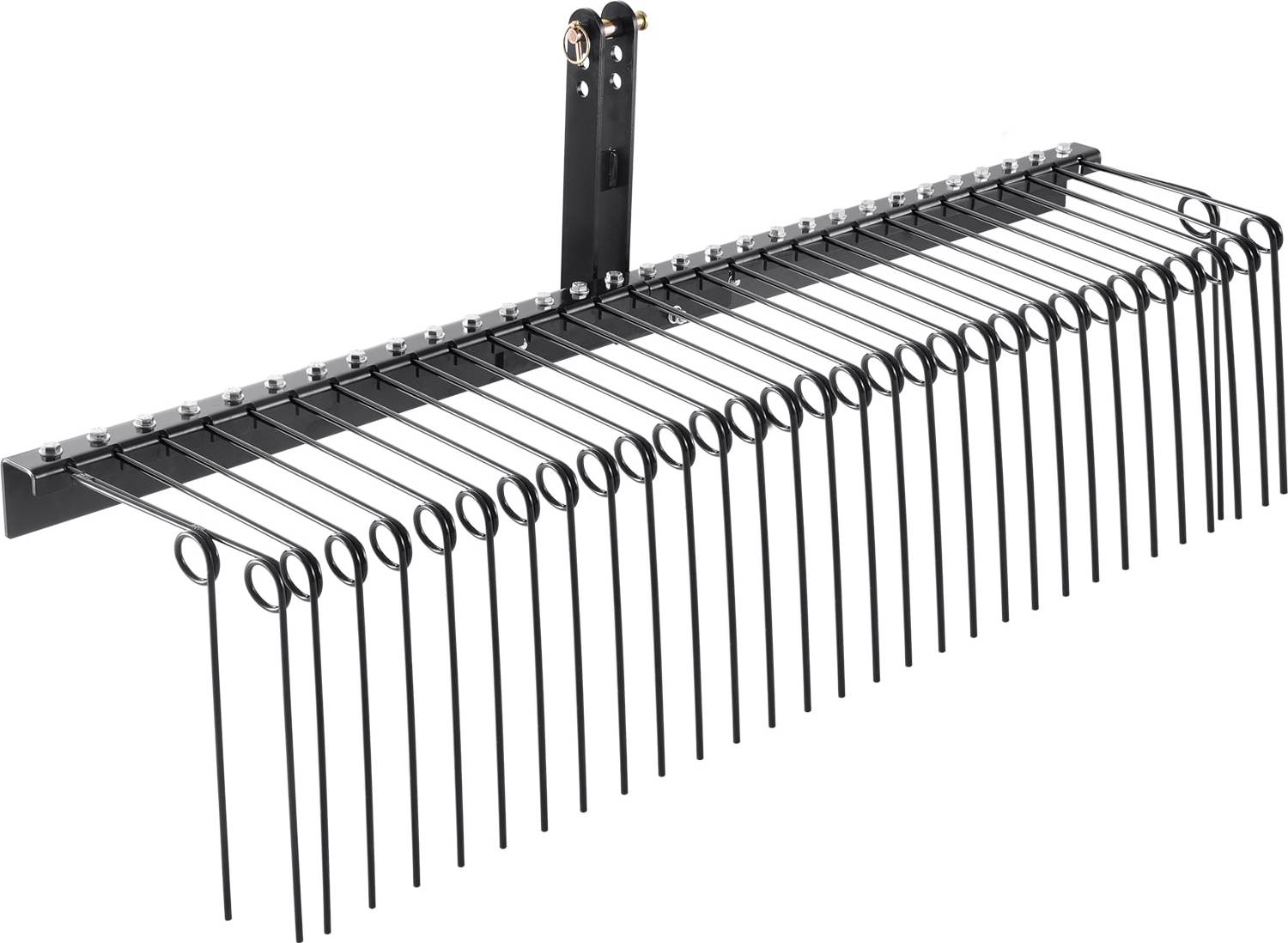 Lawn aerator VEVOR Tow Behind Landscape Rake 72in Dethatcher