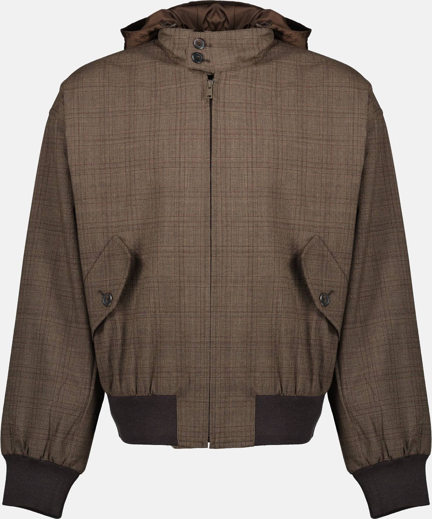 Prada Wool Check Jacket