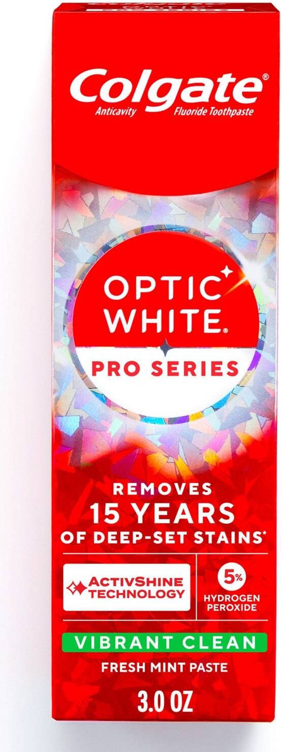 Colgate optic white Colgate Optic White Pro Series Vibrant Clean Toothpaste