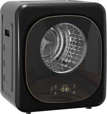 4kg tumble dryer Homcom Compact Dryer Machine 5 Modes 4kg Black