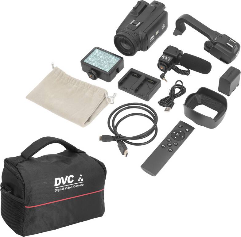 Compact Camcorder With 4 Inch Rotating Screen
