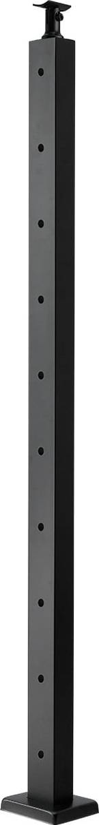 Railings VEVOR Cable Railing Post 36x2x2 Horizontal Hole