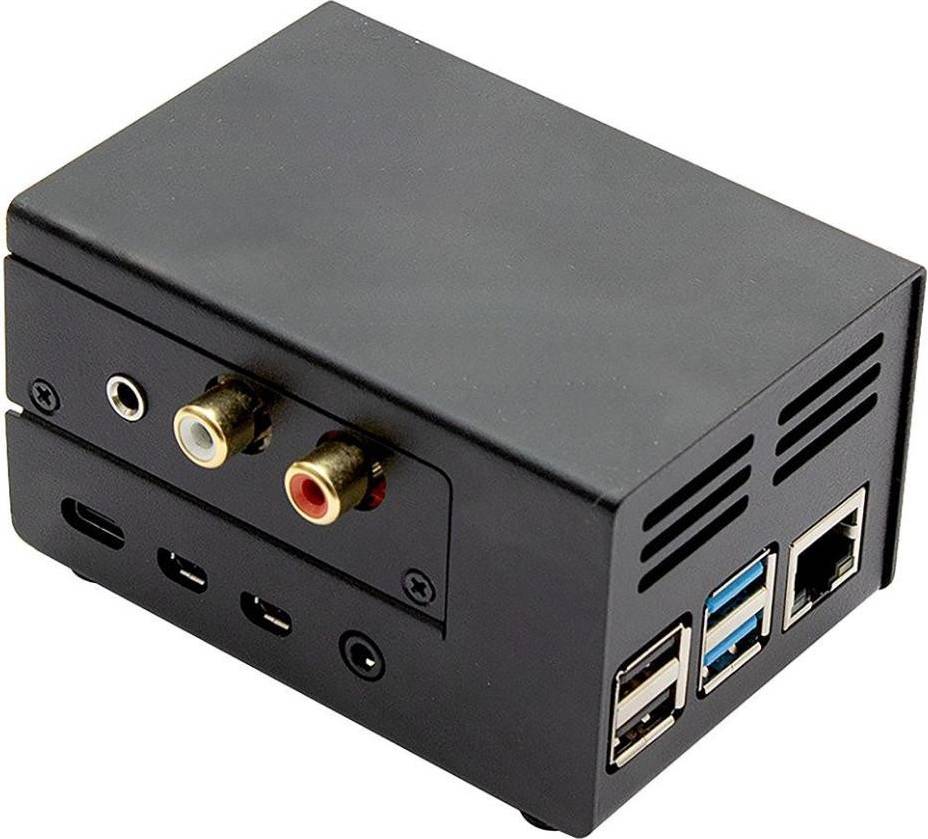 Pi 4 HiFiBerry Stahlgehäuse Raspberry Pi 4