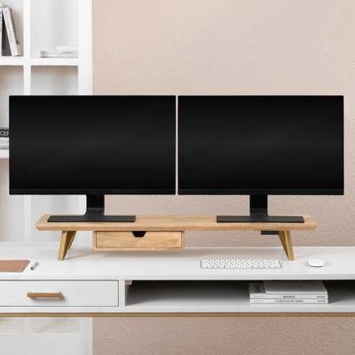 Jani Wood Monitor Stand Riser Desk