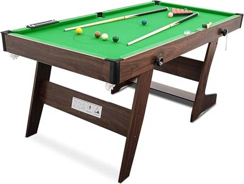 Pool tables HLC 6ft Foldable Pool Table Snooker Set