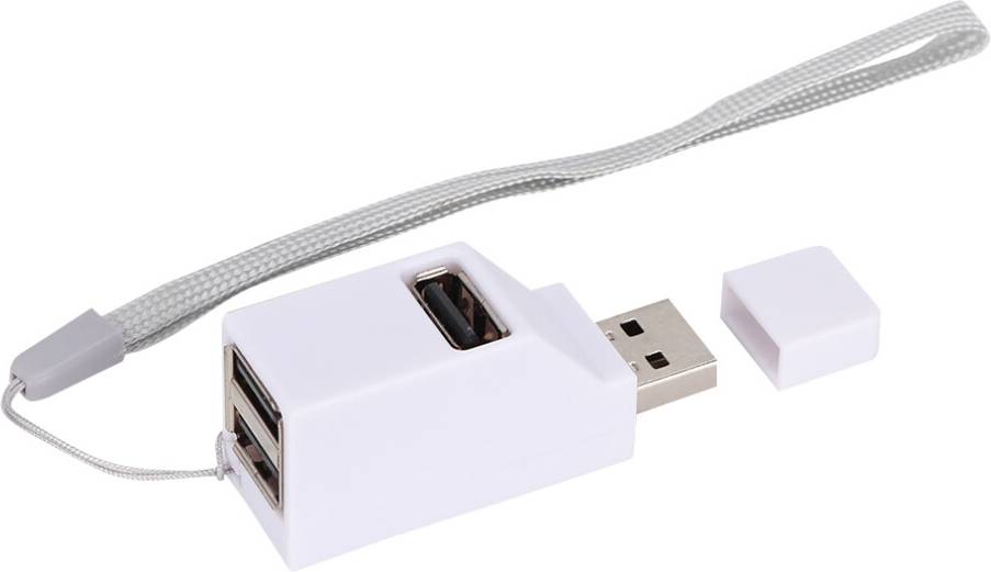 Three Port USB Hub With Compact Design