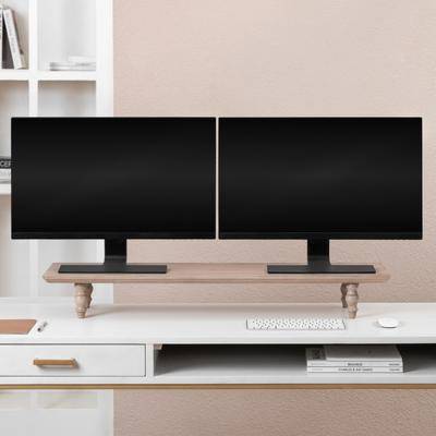 Jani Wood Monitor Stand Riser Desk