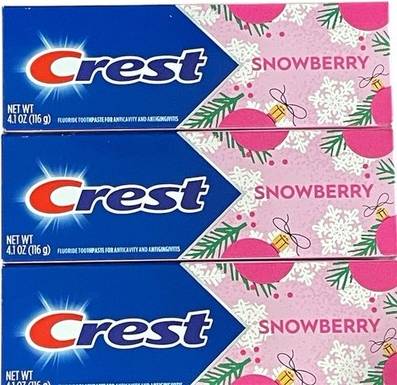 Crest Holiday Edition Snowberry Toothpaste