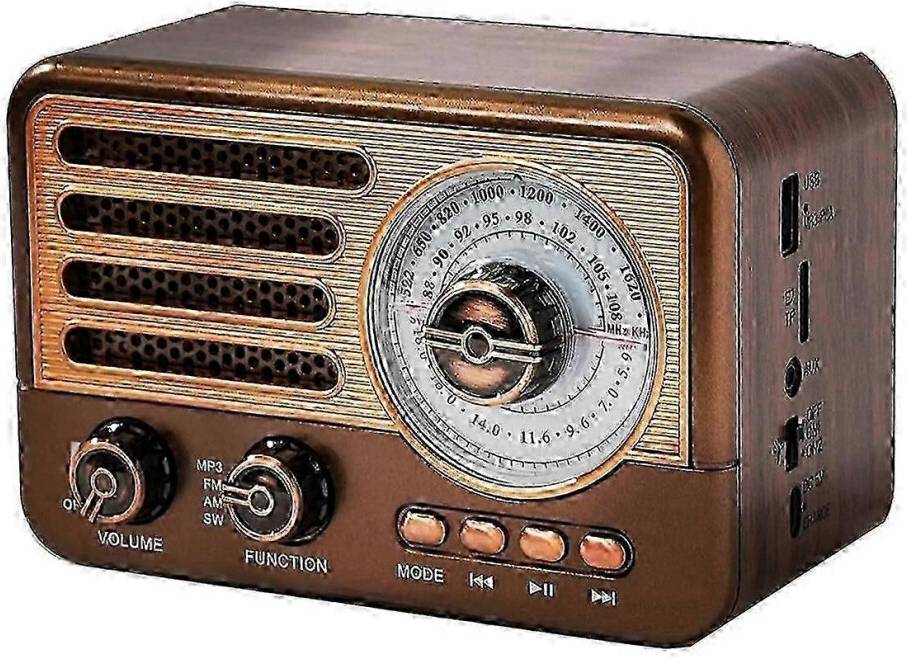 Portable Retro Mini FM AM SW Radio Receiver