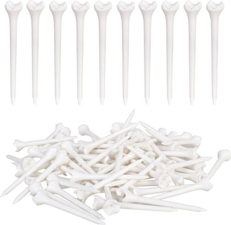100Pcs 70 mm Professional Tee System