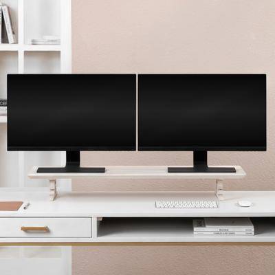Jani Wood Monitor Stand Riser Desk