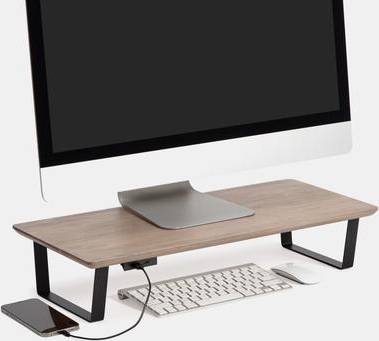 Jani Wood Monitor Stand Riser Desk