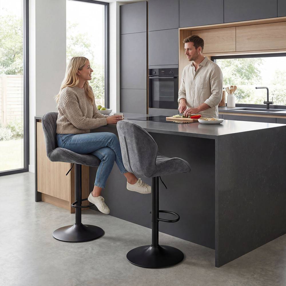 Homcom Bar Stools Bar Stool 2pcs