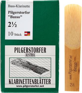 Pilgerstorfer Bass Clarinet Reed 2.5