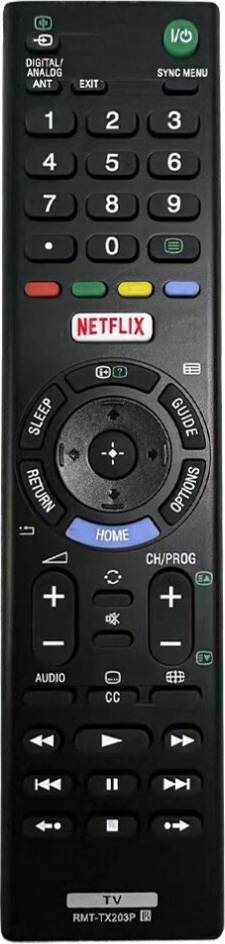 Télécommande TV Sony RMT-TX203P