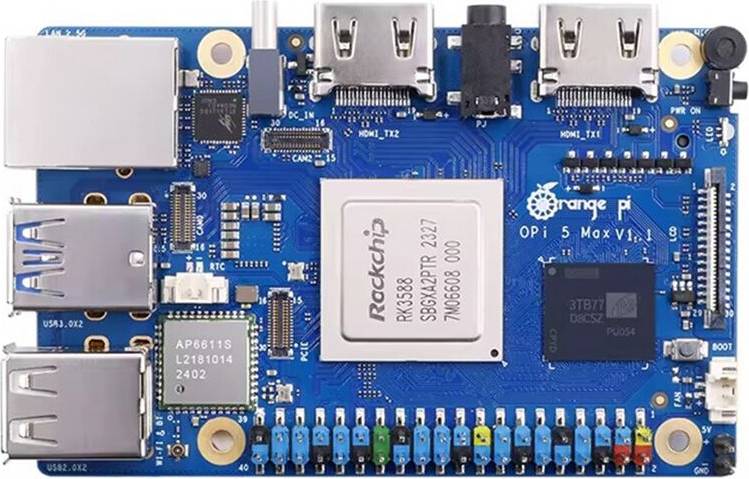 Orange Pi 5 Max 16GB RAM LPDDR5 Development Board RK3588