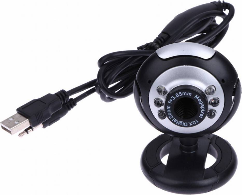 USB 6 LED Webcam Camera