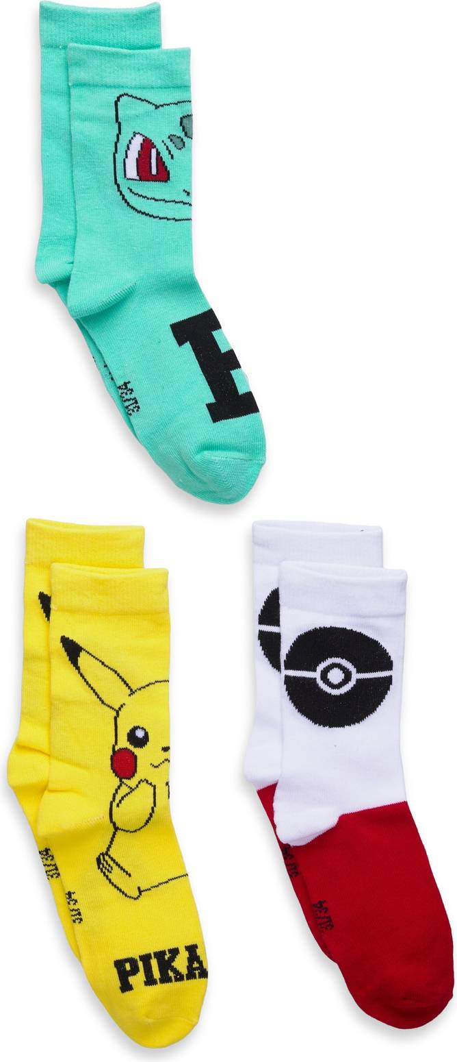 Pokémon Socks - Multi/Patterned