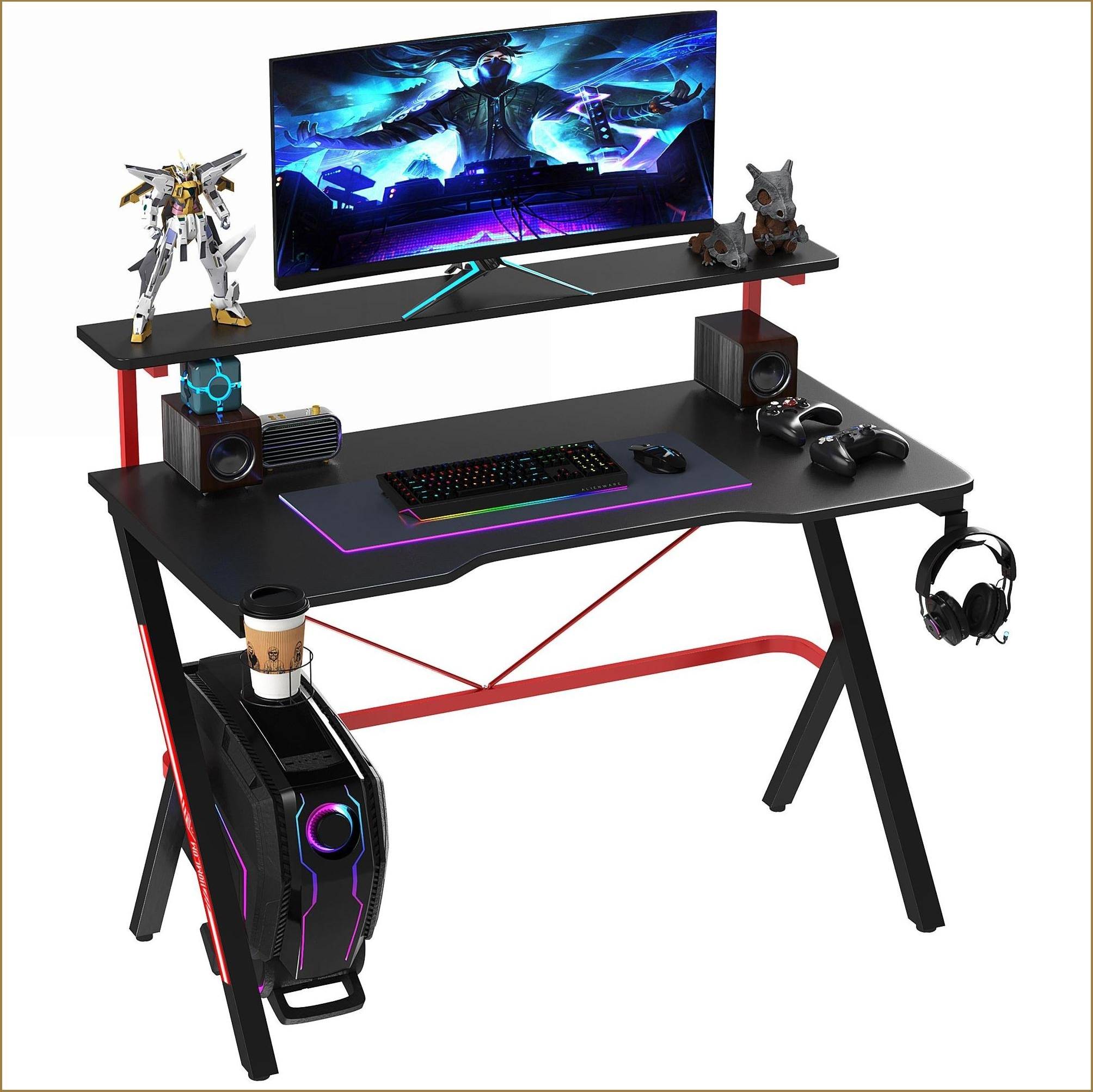 Gaming computer desk SunJet 47in Racing Gaming Computer Desk