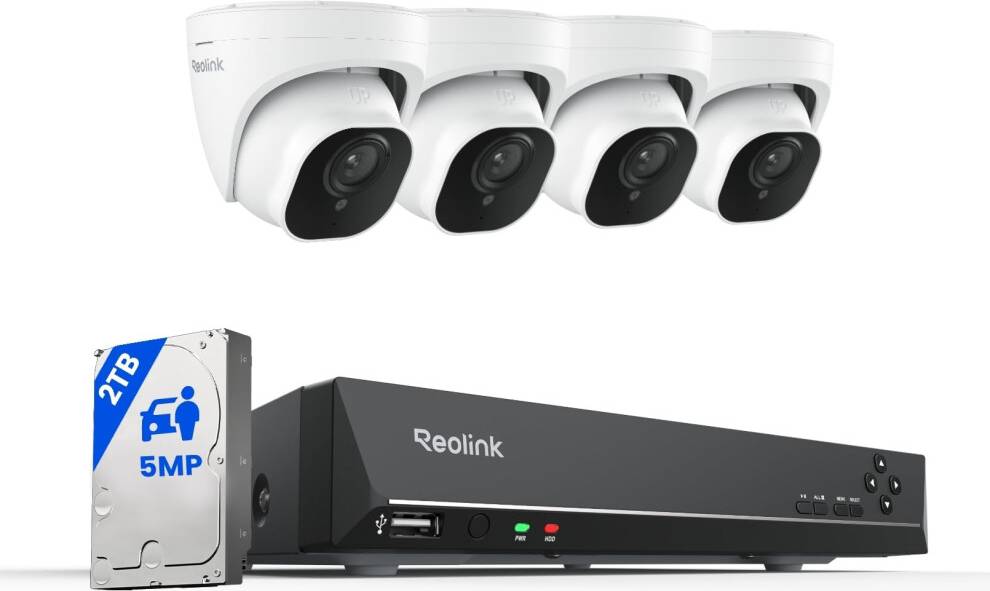 Reolink poe Reolink 4K NVR 8CH PoE CCTV Security Camera System