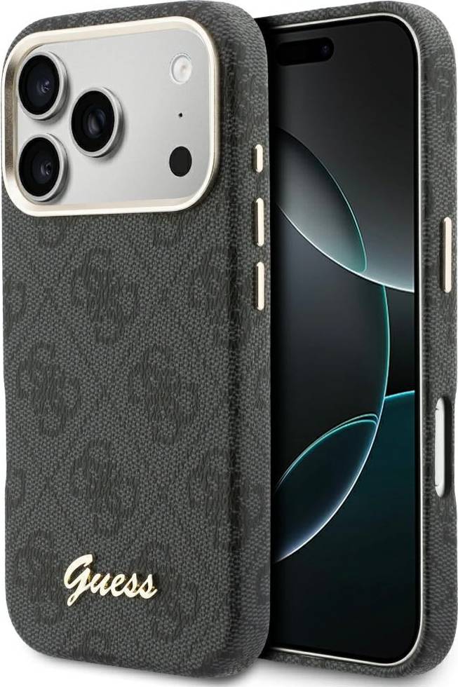 Guess 4G Script MagSafe Etui iPhone 17 Pro Sort