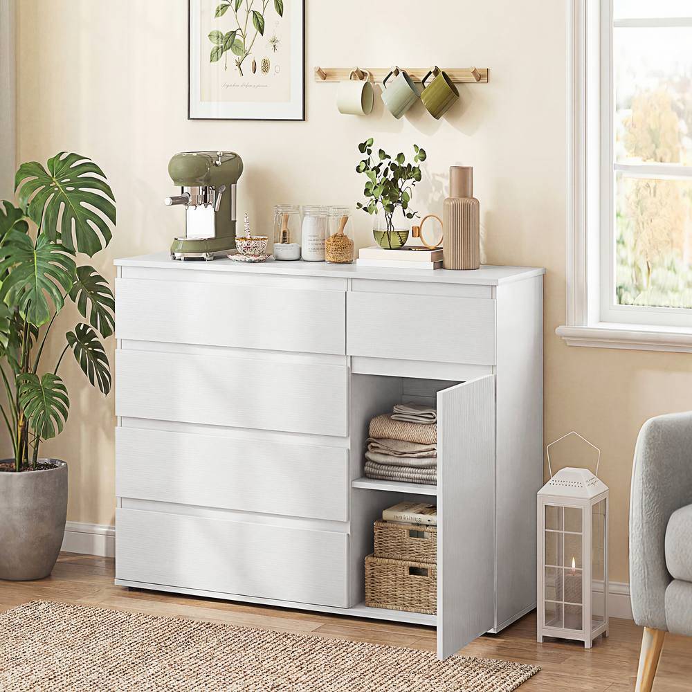 Homcom Storage Cabinet 5 Drawers