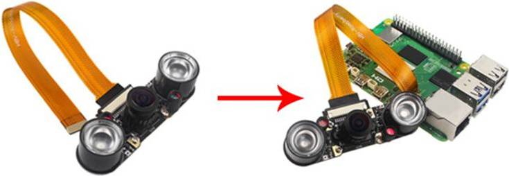 8MP Camera Module Night Vision Raspberry Pi 5 CSI