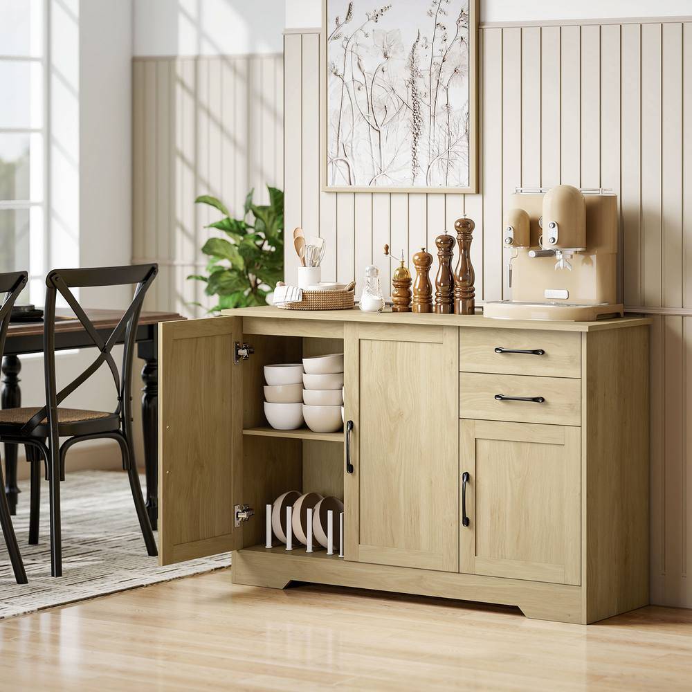 Homcom With Soft-Close Doors Sideboard