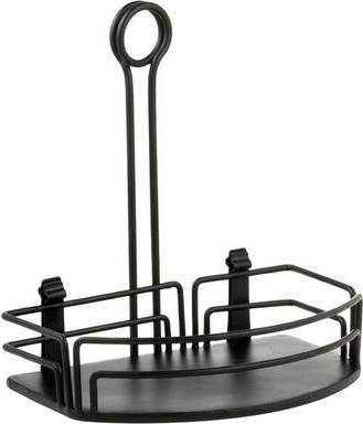 TableCraft Versa Rack Black Powder Coated Metal Condiment Caddy