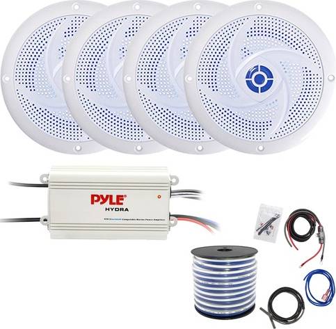 Bluetooth amplifier Pyle Marine 4-Channel Bluetooth Amplifier Kit