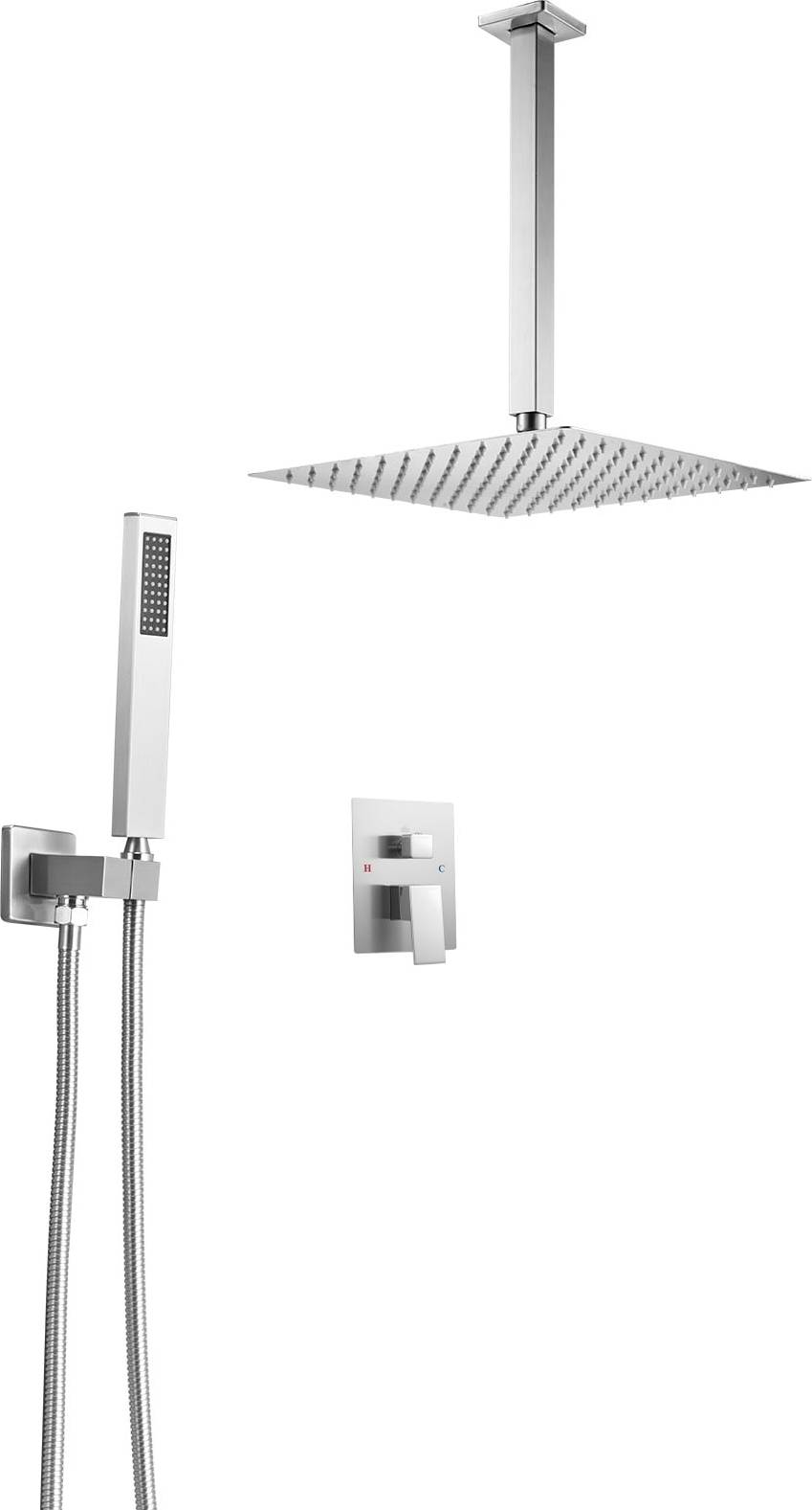 Shower faucet set VEVOR Shower Faucet Set Rainfall Bathroom System